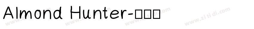 Almond Hunter字体转换